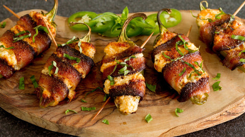 Jalapeño Popper Skewers with Cilantro-Lime - Portuguese Cheese Company