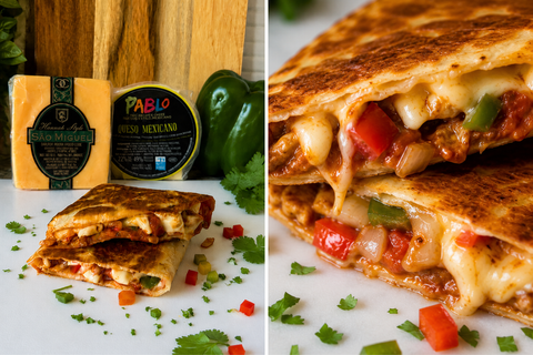 Crispy Chorizo Cheese Tacos with Queso Mexicano Recipe